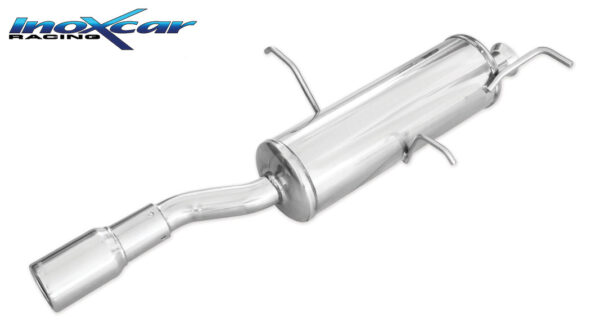 INOX CAR - POSTERIORE CON USCITA SINGOLA DIAM.80 PEUGEOT 306 2.0 16V CABRIO (135CV) 1997