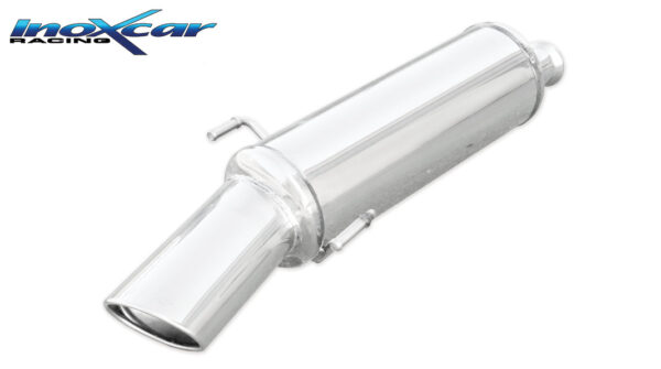 INOX CAR - POSTERIORE CON USCITA SINGOLA OVALE PEUGEOT 306 2.0 HDI (90CV) / 1.9 TD (90CV) 1997