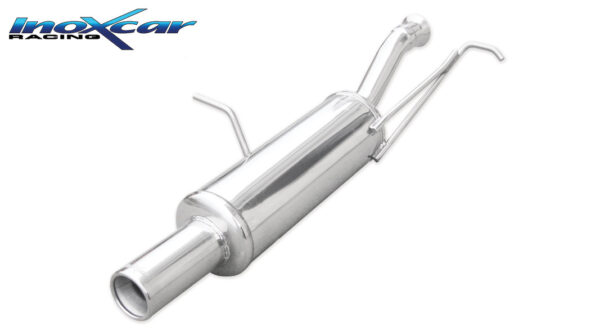 INOX CAR - POSTERIORE CON USCITA SINGOLA DIAM.80 PEUGEOT 307 1.6 HDI (90CV-109CV) 2004