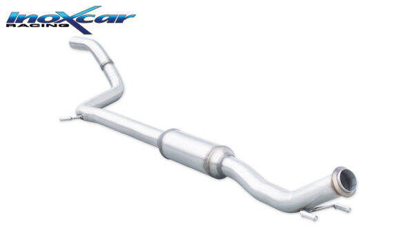 INOX CAR - TUBO CENTRALE CON SILENZIATORE PEUGEOT 308 (1° serie) 1.6 THP GTI (200CV) 2011-2013