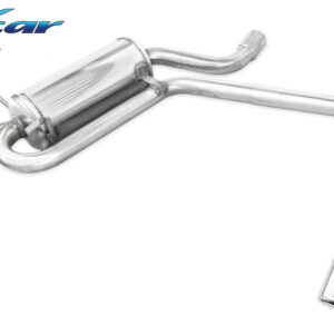 INOX CAR - POSTERIORE DUPLEX CON USCITA SINGOLA OVALE PEUGEOT 406 2.0 COUPE (135CV) 1997