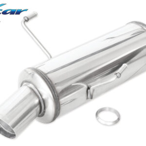 INOX CAR - POSTERIORE CON USCITA SINGOLA DIAM. 90 RALLY PEUGEOT 406 2.0 TURBO / 2.2 16V / 3.0 V6