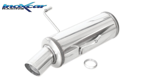 INOX CAR - POSTERIORE CON USCITA SINGOLA DIAM.90 RALLY PEUGEOT 406 3.0 V6 COUPE
