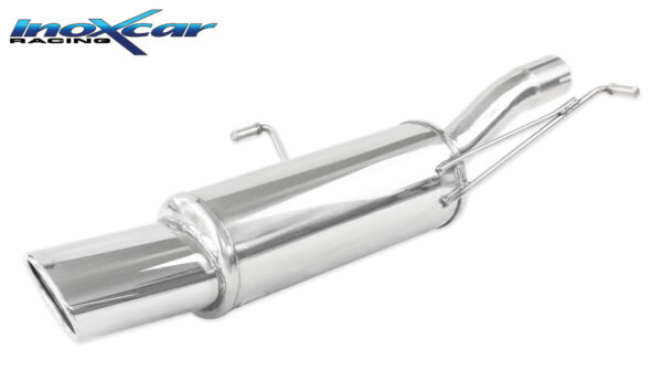 INOX CAR - POSTERIORE CON USCITA SINGOLA OVALE PEUGEOT RCZ 1.6 THP (200CV) 2010
