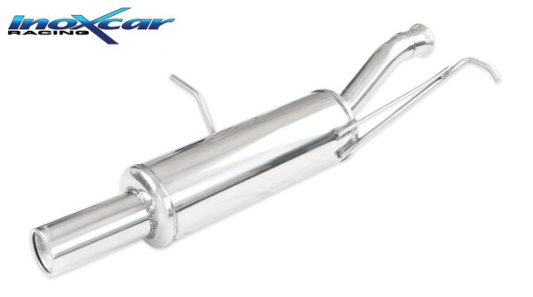 INOX CAR - POSTERIORE CON USCITA SINGOLA DIAM.80 PEUGEOT 307 2.0 16V (138CV) 2001
