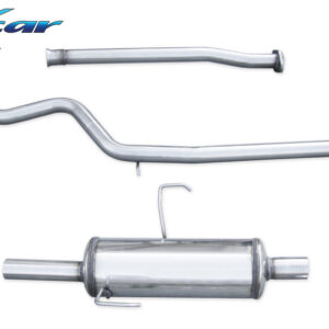 INOX CAR - TUBO SOSTITUZIONE CATALIZZATORE + TUBO CENTRALE DIRETTO + POSTERIORE PEUGEOT 106 XSI 1.4 1996