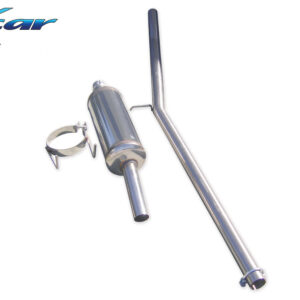 INOX CAR - TUBO CENTRALE DIRETTO + POSTERIORE PEUGEOT 205 GTI 1.6 (115CV) / 1.9 (128CV)