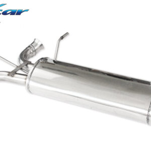 INOX CAR -  POSTERIORE CON USCITA SINGOLA OVALE PEUGEOT 206 RC 2.0 16V (177CV) 2006