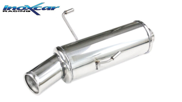 INOX CAR - POSTERIORE CON USCITA SINGOLA DIAM.102 PEUGEOT 406 3.0 V6 COUPE