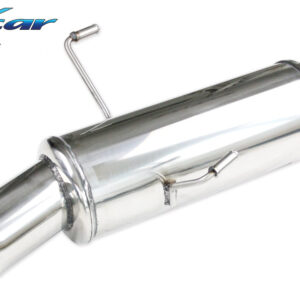 INOX CAR - POSTERIORE CON USCITA SINGOLA DIAM. 102 PEUGEOT 406 2.0 TURBO / 2.2 16V / 3.0 V6