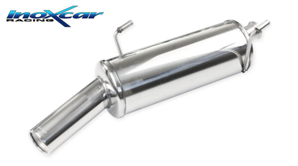INOX CAR - POSTERIORE CON USCITA SINGOLA DIAM. 80 PEUGEOT 206 1.4 (75CV) 2001-2006