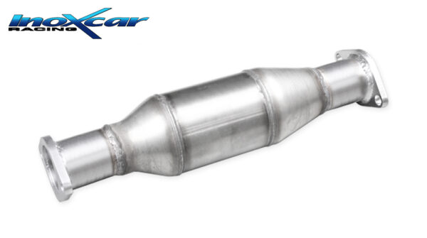 INOX CAR - TUBO SOSTITUZIONE CATALIZZATORE CON CAT METALLICO SPORTIVO 2 CAT MITSUBISHI LANCER EVO VII (280CV) 2001-2003