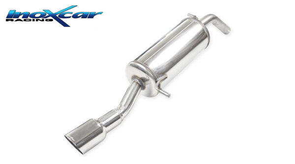 INOX CAR - POSTERIORE CON USCITA DIAM.90 RACING PEUGEOT 208 1.2 (110CV) 2016