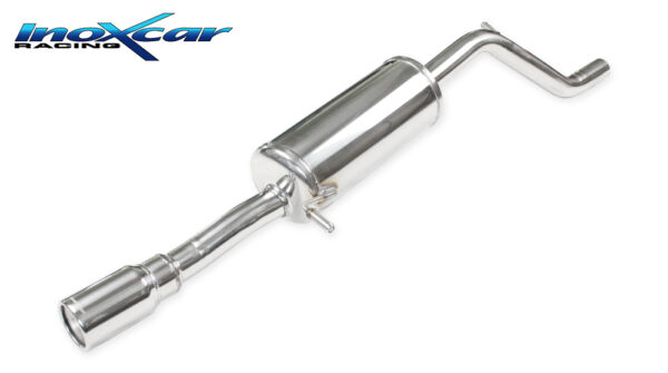 INOX CAR - POSTERIORE CON USCITA DIAM.80 PEUGEOT 208 1.2 101CV 2019