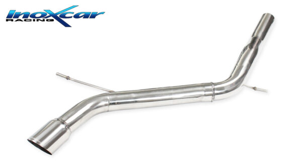 INOX CAR - POSTERIORE SENZA SILENZIATORE CON USCITA SINGOLA DIAM.80 RACING MINI COOPER F56 1.5 (136CV) 2014-2018