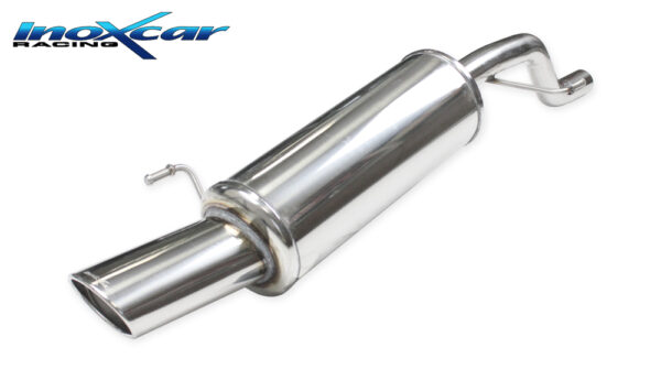 INOX CAR - POSTERIORE CON USCITA OVALE OPEL CORSA E GSI 1.4 TURBO (150CV) 2019
