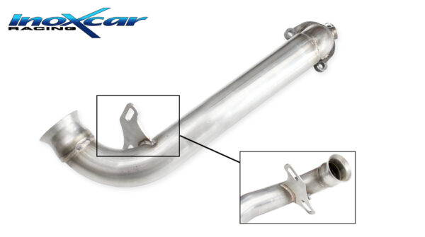 INOX CAR - TUBO SOSTITUZIONE CATALIZZATORE PEUGEOT 208 GTI 1.6 16V TURBO (200CV) 2013