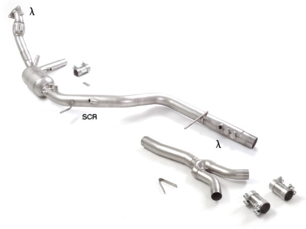 RAGAZZON - DOWNPIPE KAT + ELIMINAZIONE FAP - LAND ROVER RANGE ROVER SPORT - 3.0SDV6 (183kW) 2014>
