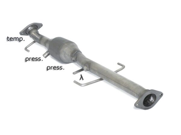RAGAZZON - DOWNPIPE KAT + ELIMINAZIONE FAP - MAZDA 6 – 2.0CD DPF (103kW) + WAGON 04/2008>