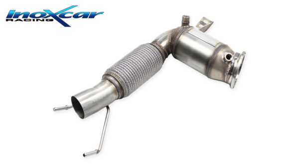 INOX CAR - TUBO SOSTITUZIONE CATALIZZATORE CON CAT. METALLICO SPORTIVO 200 CPSI MINI COOPER S F56 2.0 (192CV) / JCW F56 (231CV) 2014