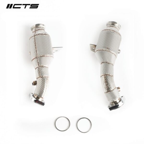 CTS Turbo HIGH-FLOW cat set for Mercedes Benz C43 C400 C450 E43 E400 E450 with M276 engine