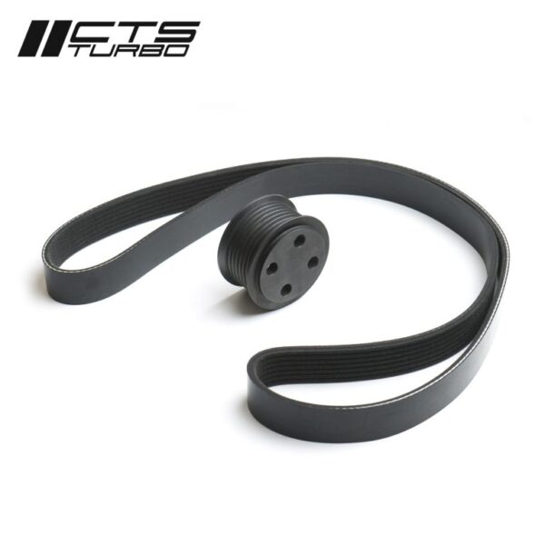 CTS Turbo B8.5 S4, S5, Q5, SQ5; C7.5 A6, A7, A8, Q7 with 3.0T (Gen2) Engine Supercharger Pulley - BOLT ON STYLE (CREC engine code)