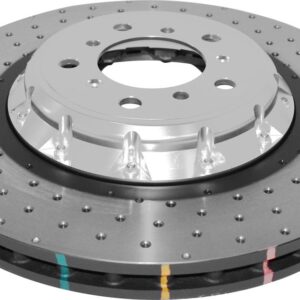 5000 series - Crossed Drilled & Dimpled Silver Hat