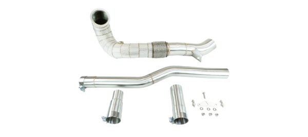 BLACK MAMBA – DOWNPIPE (scudo termico) AUDI/VW 2.0 TFSI - immagine 2