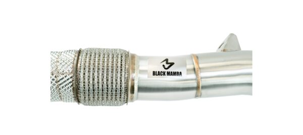 BLACK MAMBA – DOWNPIPE (scudo termico) AUDI/VW 2.0 TFSI - immagine 4