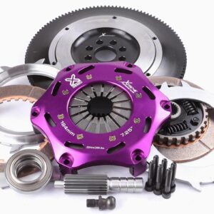 Xtreme Performance - 184mm Sprung Ceramic Twin Plate Clutch Kit Incl Flywheel 1220Nm