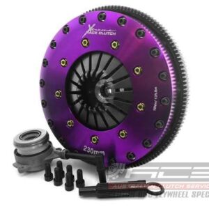 Xtreme Performance - 230mm Organic Twin Plate Clutch Kit Incl Flywheel & CSC 1200Nm (6 bolts)