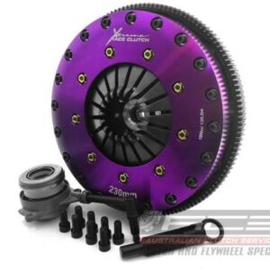 Xtreme Performance - 230mm Organic Twin Plate Clutch Kit Incl Flywheel & CSC 1200Nm (8 bolts)