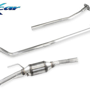 INOX CAR - TUBO SOSTITUZIONE CATALIZZATORE + TUBO CENTRALE DIRETTO + POSTERIORE OPEL TIGRA 1.4 16V (90CV) / 1.6 16V (106CV)