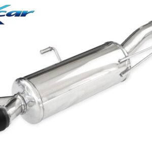 INOX CAR - POSTERIORE CON USCITA 2 X DIAM. 80 RACING BLACK CERAMIC PEUGEOT RCZ 1.6 THP (200CV) 2010