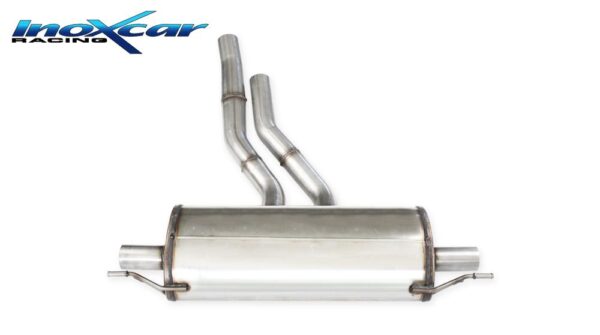 INOX CAR - POSTERIORE DX+SX PORSCHE CAYENNE (SERIE 536) 3.0 V6 COUPÈ (340CV) (Dual pipe) 2018