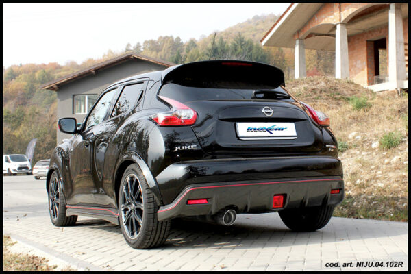 INOX CAR - POSTERIORE CON USCITA DIAM. 102 RACING NISSAN JUKE NISMO RS 1.6 218CV 2WD 2015