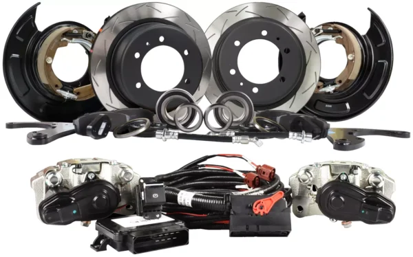 Drum To Disc Conversion Kit With Electric Handbrake