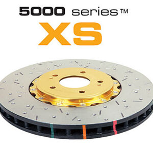 5000 series - Crossed Drilled & Slotted 2-Piece Gold Hat