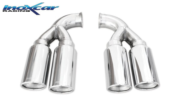 INOX CAR - USCITE DIAM. 90 X-RACE DX+SX PORSCHE CAYENNE 3.0 TDI V6 (240-245CV) 2010