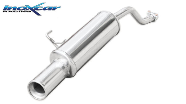 INOX CAR - POSTERIORE CON USCITA SINGOLA DIAM.102 RENAULT CLIO 2 1.2 (58CV) 1998