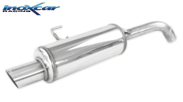 INOX CAR - POSTERIORE CON USCITA DIAM.90 RALLY RENAULT CLIO 2 RS PHASE 1 2.0 (169CV) 2000-2001