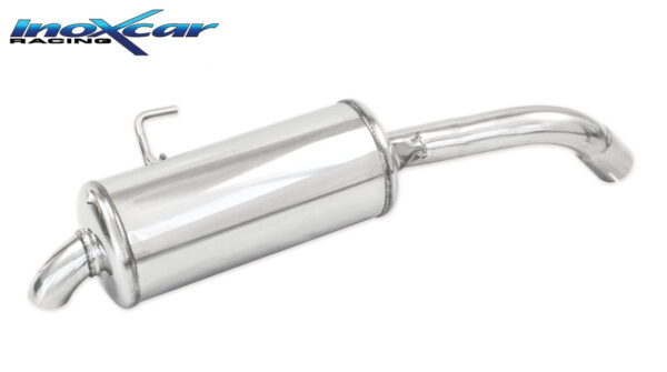 INOX CAR - POSTERIORE SILENZIATO RENAULT CLIO 2 RS PHASE 1 2.0 (169CV) 2000-2001
