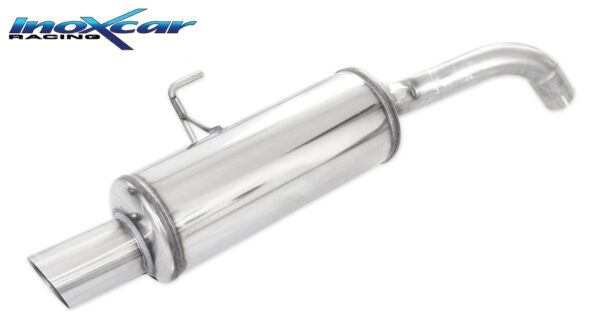INOX CAR - POSTERIORE CON USCITA DIAM.90 RALLY RENAULT CLIO 2 RS PHASE 2 2.0 (169CV) 2002-2003