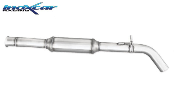 INOX CAR - TUBO CENTRALE SILENZIATO RENAULT CLIO 4 RS TROPHY 220 EDC 1.6 TURBO (220CV) 2015