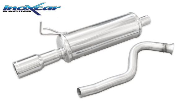 INOX CAR - POSTERIORE CON USCITA DIAM.80 RENAULT LAGUNA 1.6 16V (110CV) 1994-1999
