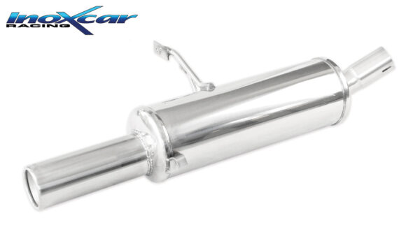INOX CAR - POSTERIORE CON USCITA SINGOLA DIAM.80 RENAULT MEGANE II 2.0 16V (136CV) 2002-2006