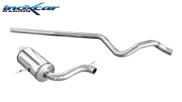 INOX CAR -  TUBO CENTRALE DIRETTO + POSTERIORE CENTRALE RENAULT MEGANE III COUPE 2.0 RS TURBO (250CV) 2010 / SPORT 2.0 RS TROPHY (265CV) 2012