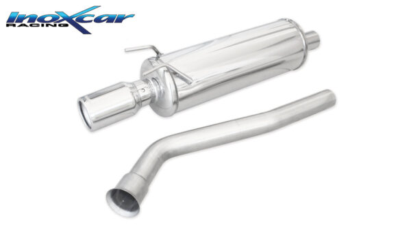 INOX CAR - POSTERIORE CON USCITA SINGOLA DIAM.80 RENAULT R21 2.0 TURBO 1987