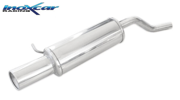 INOX CAR - POSTERIORE CON USCITA DIAM.102 RENAULT TWINGO II 1.2 GT TURBO (100CV) 2007