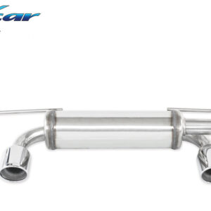 INOX CAR - POSTERIORE CON USCITA DIAM.90 X-RACE DX+SX RENAULT TWINGO III GT 900 (110CV) 2017